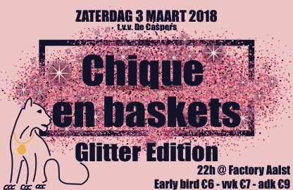 18 03 01 Denderleos present Chique en baskets Glitter edition The Factory Zaterdag 3 maart 2018